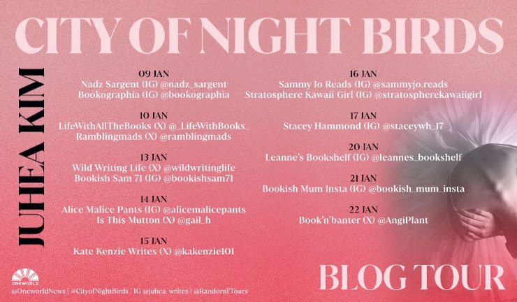 City of Night Birds blog tour banner