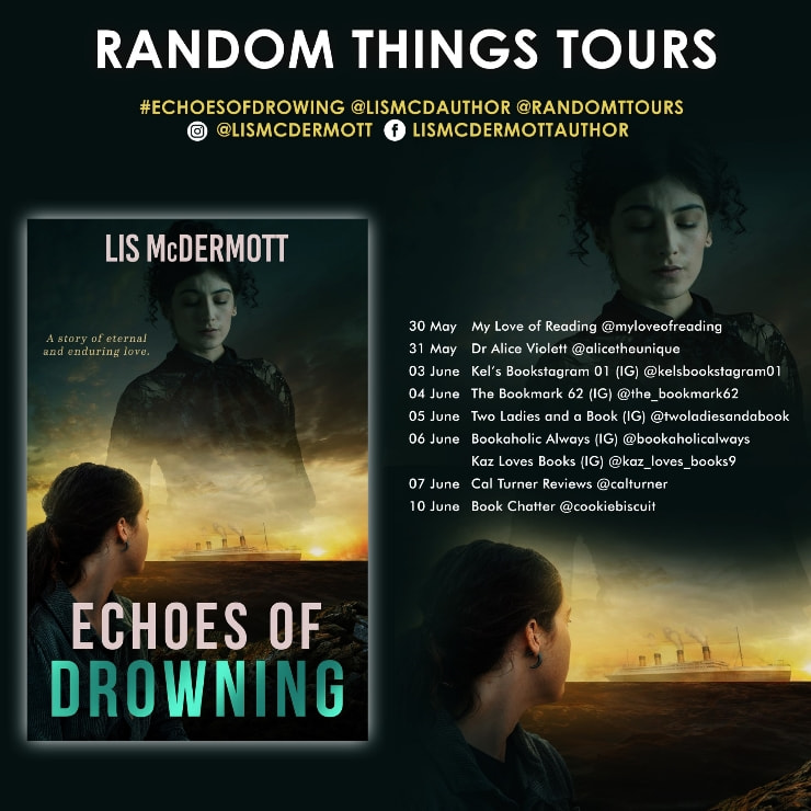 Echoes of Drowning blog tour banner