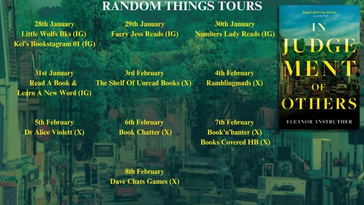 In Judgement of Others blog tour banner