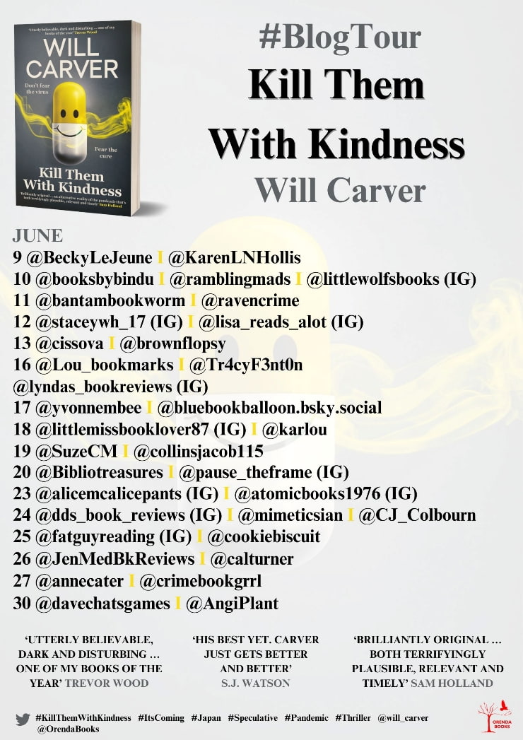 Kill Them With Kindness blog tour banner