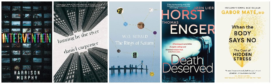 Intervention, Hunting by the River, The Rings of Saturn, Death Deserved, When the Body Says No