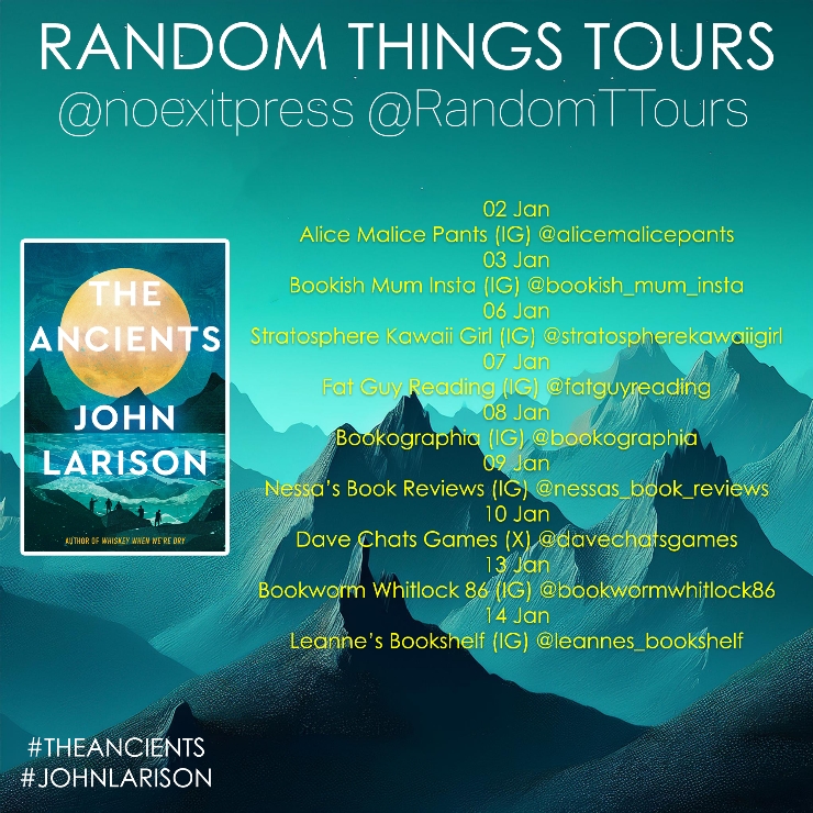 The Ancients blog tour banner