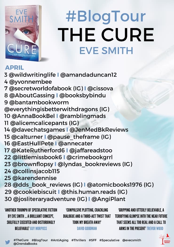 The Cure blog tour banner