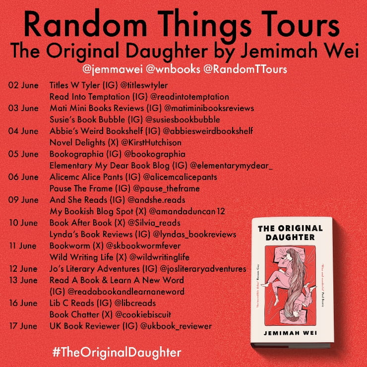 The Original Daughter blog tour banner
