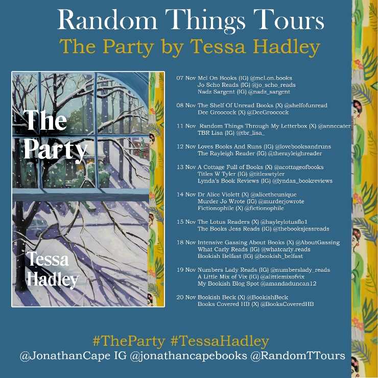 The Party blog tour banner