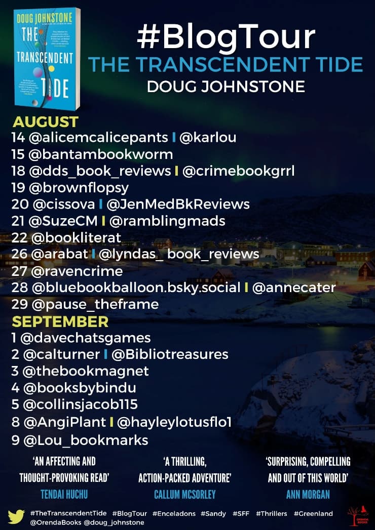 The Transcendent Tide blog tour banner